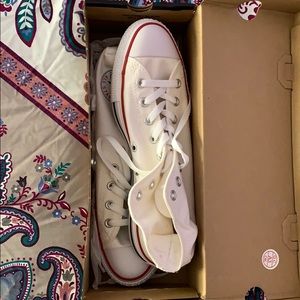 White Hightop Converse